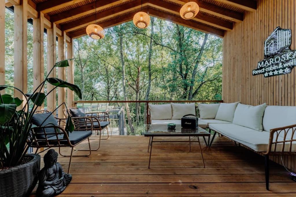 Verőcemaros Maroska Forest Cabin & Wellness מראה חיצוני תמונה